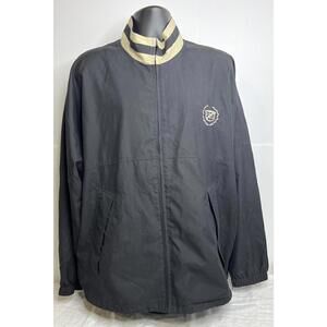 Cutter & Buck‎ Cadillac Logo Full Zip Jacket Men’s Size XL Black/Tan